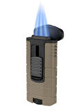 Tactical Triple Lighter Tan Black Puro Çakmağı