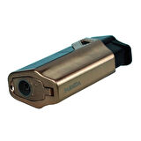 3 Torch Pürmüz Siyah-Bronz Puro Çakmağı