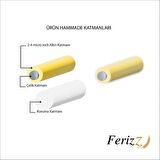 FerizZ Altın Kaplama  Çivi Model Unisex Spor Kelepçe BLZ-377