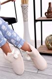 Redplay EB307 Çinçila Kadın Panduf Ev Botu Ev Ayakkabısı
