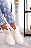 Redplay EB307 Çinçila Kadın Panduf Ev Botu Ev Ayakkabısı