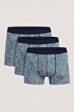 Erkek Karışık Desenli Modal 3'lü Boxer
