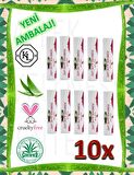 Forever Aloe Lips- Dudak Koruyucu Krem - (ALOE VERA ve JOJOBA İÇERİR) -10 Adet