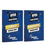 Doktrin KPSS Türkçe ve Matematik Yaprak Test Seti 2 Kitap