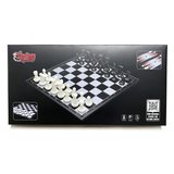 Vrd10661 Katlanabi̇li̇r Satranç Tavla Ve Dama Seti̇