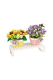 Lz1674 Loz Eternal Flowers Serisi- Saksıda Çiçekler ''Letters From Spring Baby’s Breath'' ''Daisy With Bee'' 534 Parça Yapım Seti