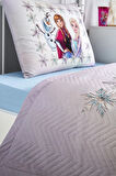 Özdilek Frozen Forsted Tek Kişilik Disney Lisanslı Lastikli Fitted Çarşaf Kapitone Çocuk Nevresim Takımı