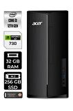 ACER ASPİRE i3 12100 32GB RAM 256GB SSD GT730/4GB FDOS DT.BHUEM.004 MASAÜSTÜ PC & PER4 BELLEK