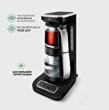 Karaca Robotea Pro 4 in 1 Konuşan Cam Çay Makinesi Black Chrome