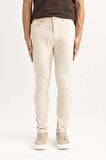 DeFacto Yazlık Gabardin Chino Kanvas Pantolon Slim Fit Dar Kesim Dar Paça Cepli B2089AX24SPBG700