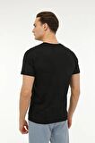 A101497371 101497371 M-Ct102 Bsc C Nk T-Sh 4Fx Lumberjack Erkek T-shirt Siyah