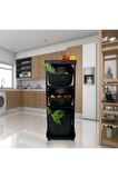 Üç Katlı Organizer Sepet - Sebzelik---TP-750G