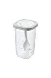 6 lı  Kendinden Kaşıklı Tuzluk & Baharatlık Seti 350 ml.