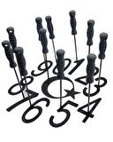 Küçükbaş Damga Seti Ay Yıldızlı 12 Cm