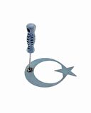 Küçükbaş Damga Seti Ay Yıldızlı 12 Cm