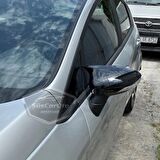 Ford Fiesta 2008-2017 Batman Yarasa Ayna Kapağı Piano Black ABS Plastik