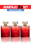 3'Lü Set Alberto Taccini  Harmonia Kadın Parfümü  50 ml