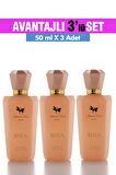 3'Lü Set Alberto Taccini  Rhea Kadın Parfümü 50 ml