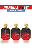 3'Lü Set Alberto Taccini  Poine Kadın Parfümü - 90 ml