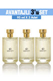 3'Lü Set Alberto Taccini SERENITY Kadın Parfümü - 95 ml