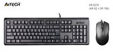 TEKNOTEG - A4 TECH KR-9276 Q USB STANDART KLAVYE+OPTİK MOUSE