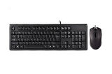 TEKNOTEG - A4 TECH KR-9276 Q USB STANDART KLAVYE+OPTİK MOUSE