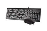 TEKNOTEG - A4 TECH KR-9276 Q USB STANDART KLAVYE+OPTİK MOUSE