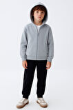 Kapüşonlu Fermuarlı Çift Cepli Unisex Eşofman Takımı