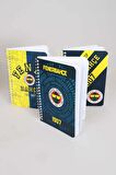 LİSANSLI FENERBAHÇE BLOKNOT,UÇLU KALEM 0.7 MM VE FORMA TASARIM SİLGİ SETİ