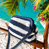 Tığ işi gizli burslu clutch 