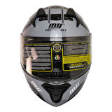 MTS 966 WX10 GREY ÇENE AÇILIR KASK