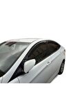 Hyundai Accent Blue Mügen Cam Rüzgarlığı 2011-2019 Arası 4 Lü Takım