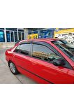 Mazda 323 Bj Kasa Mügen Cam Rüzgarlığı Sedan 1999-2003 Arası 4 Lü Set
