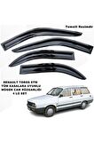 Renault 12 Toros Stw Mügen Cam Rüzgarlığı Tüm Stw Kasalara Uyumlu 4 Lü Set Cam Rüzgarlığı-