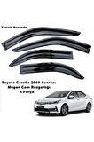 Toyota Corolla Mügen Cam Rüzgarlığı 2019 Sonrası Sedan Kasalar 4 Lü Set Cam Rüzgarlığı -