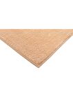 My Evilla Modern Dekoratif Halı Jel Kaymaz Taban  Peluş  Puffy Yuvarlak  Bej Cappuccino