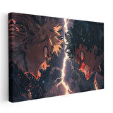 Epik Savaş - Şimşek Çarpışması Anime Kanvas Tablo