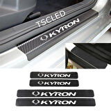 Kyron Karbon Kapı Eşiği Kaplama Sticker (4 Adet) zz229