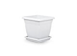 Omnipazar SO-VK01 Villa Kare Tabaklı Saksı 4.6 lt No 1