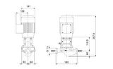 Grundfos TP 25-90/2 A-O-A-BQBE-DW1 Hat Tipi Tek Kademeli Santrifüj Pompa