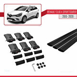 Renault Clio 4 ST 2013-2020 Arası ile Uyumlu FLY Model Ara Atkı Tavan Barı Siyah 3 Adet
