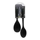 2PCS   SİLİKON  KAŞIK SET  GENİŞ AĞIZ= 6.6X9.5CM--22.5CM   DAR AĞIZ= 5.8X8CM--27.5CM (4172)