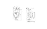 Grundfos ALPHA2 25-60(130 mm) 25-40.000 Kazan İçin Frekans Konvertörlü Sirkülasyon Pompası 6mss 3.4m³/h
