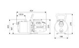 Grundfos JP 5-48 Paslanmaz Gövdeli Jet Pompa 50 mss 5.6 m³/h