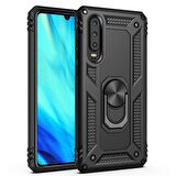 Gpack Huawei P Smart Pro 2019 Kılıf Vega Standlı Yüzüklü MıknatıslıNano Glass