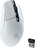 Logitech G305 Beyaz Kablosuz Gaming Mouse ve OEM Mouse Pad 40x30 cm