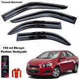 Chevrolet Aveo Mügen Cam Rüzgarlığı Sedan 2012-2020 Arası 4 Lü Takım Koku Hediyeli