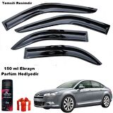 Citroen C5 Mügen Cam Rüzgarlığı Sedan 2008 - 2015 Arası 4 Lü Takım Koku Hediyeli