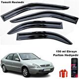 Citroen Xsara Sedan Mügen Cam Rüzgarlığı 1998 - 2005 Arası 4 Lü Takım Koku Hediyeli