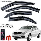 Fiat Albea Mügen Cam Rüzgarlığı 2002-2012 Arası Tüm Kasalar 4 Lü Takım Koku Hediyeli